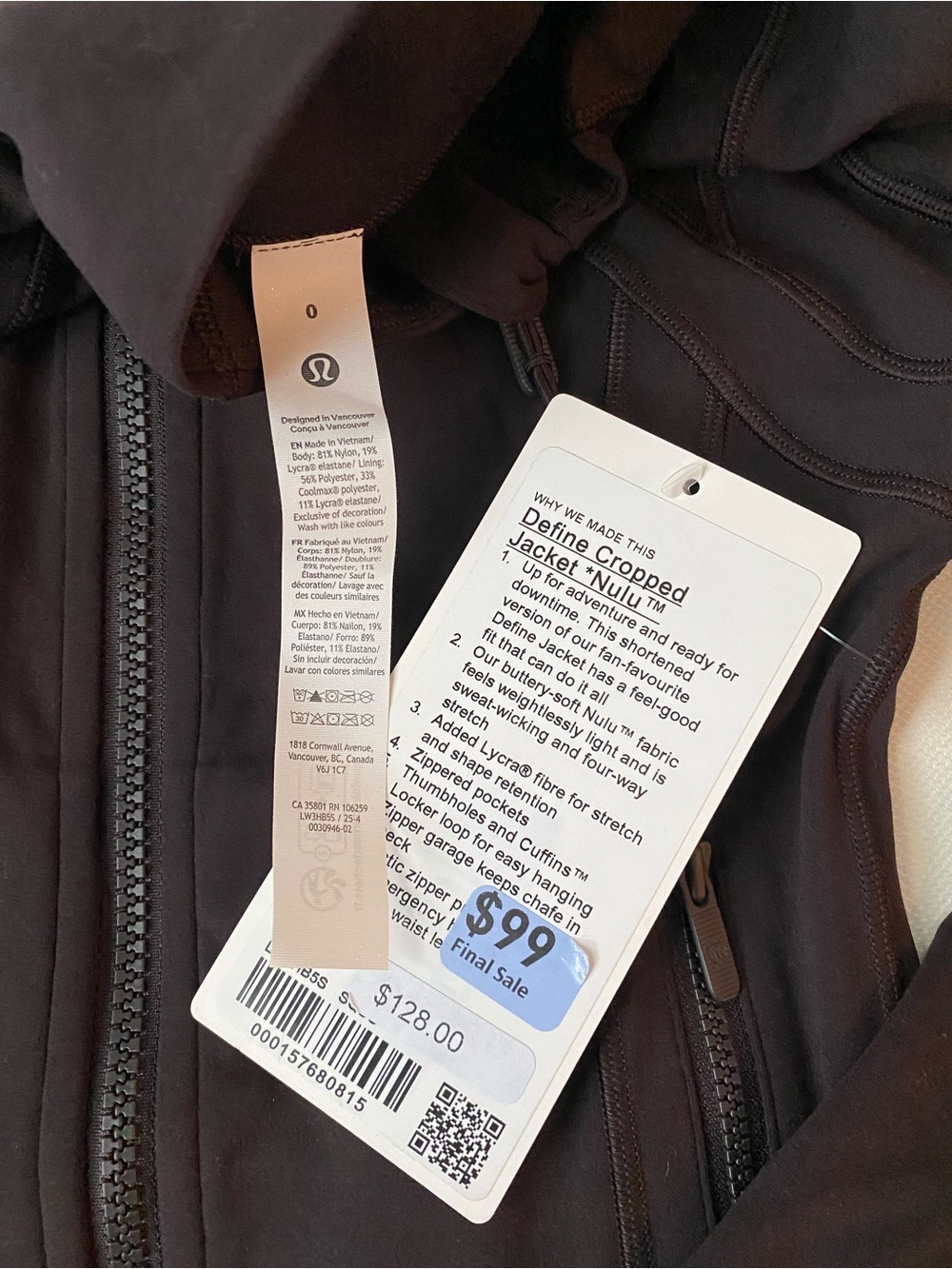 Lululemon Define Cropped Jacket *Nulu - Picture 8 of 9
